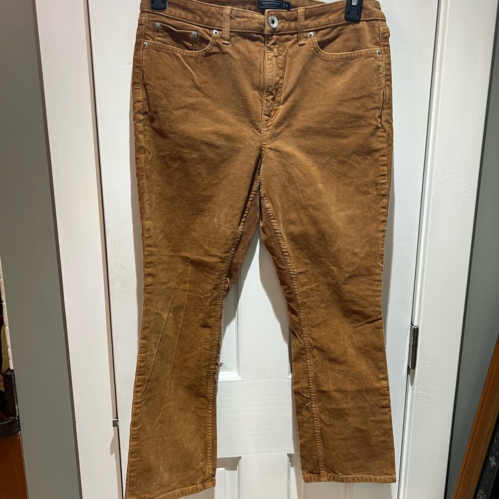 Vineyard Vines Tan Flare Cordoroy Jeans